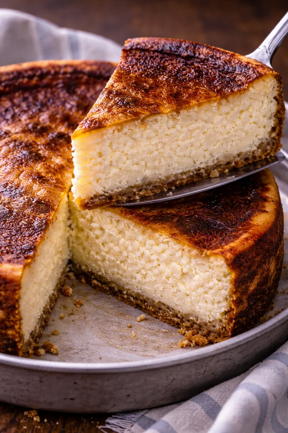Cheesecake Overbrowned