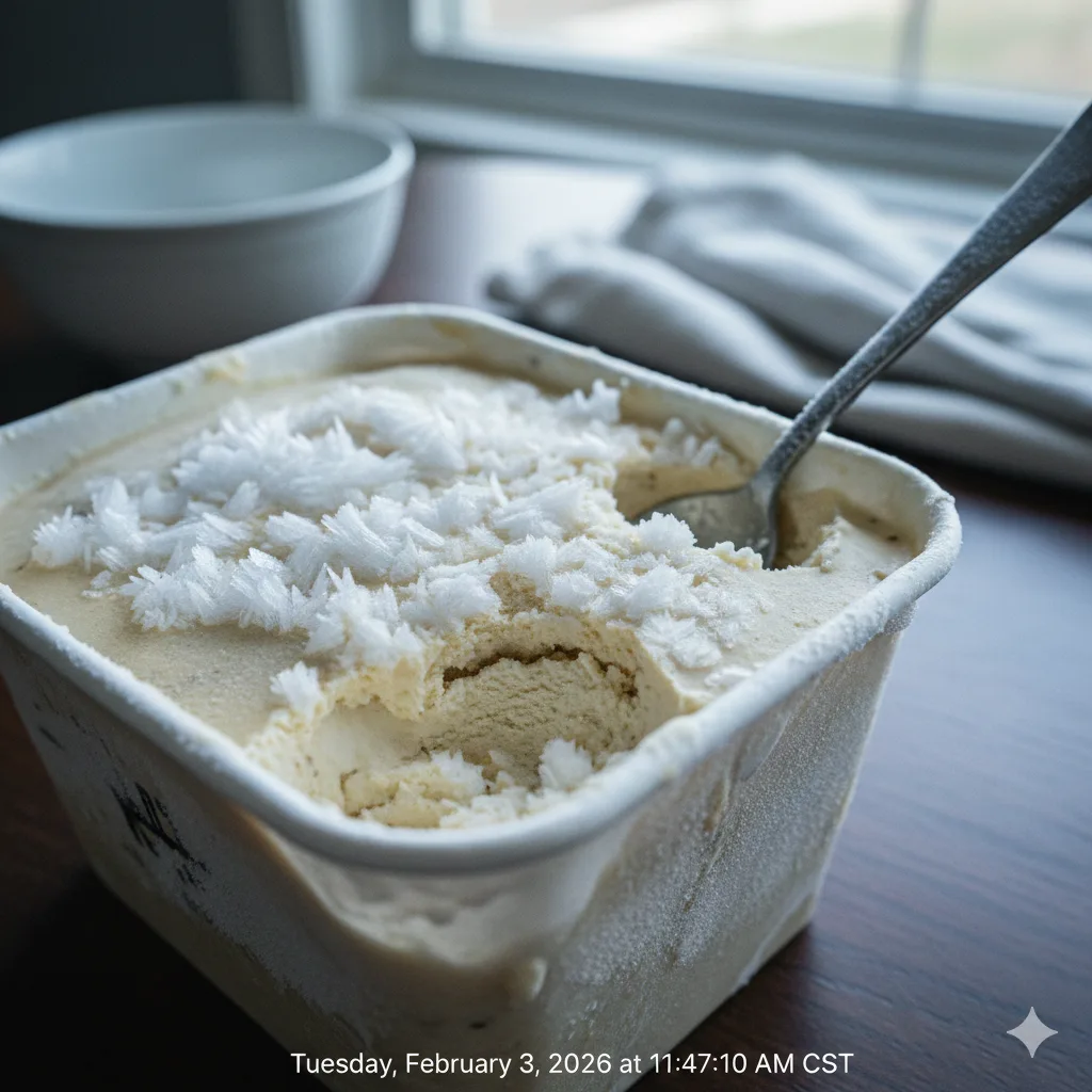 Ice Cream Freezer Burn