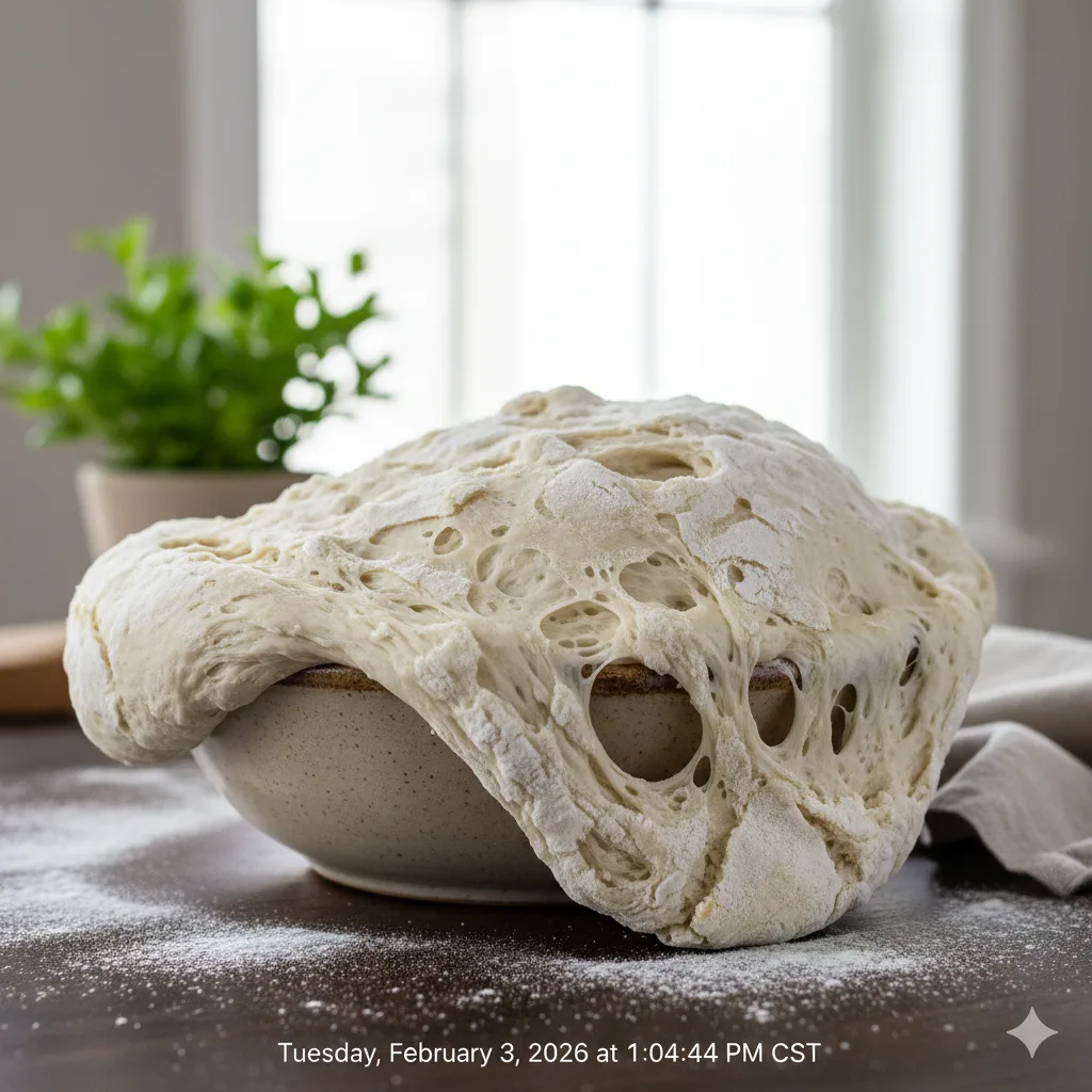 Overproofed Dough